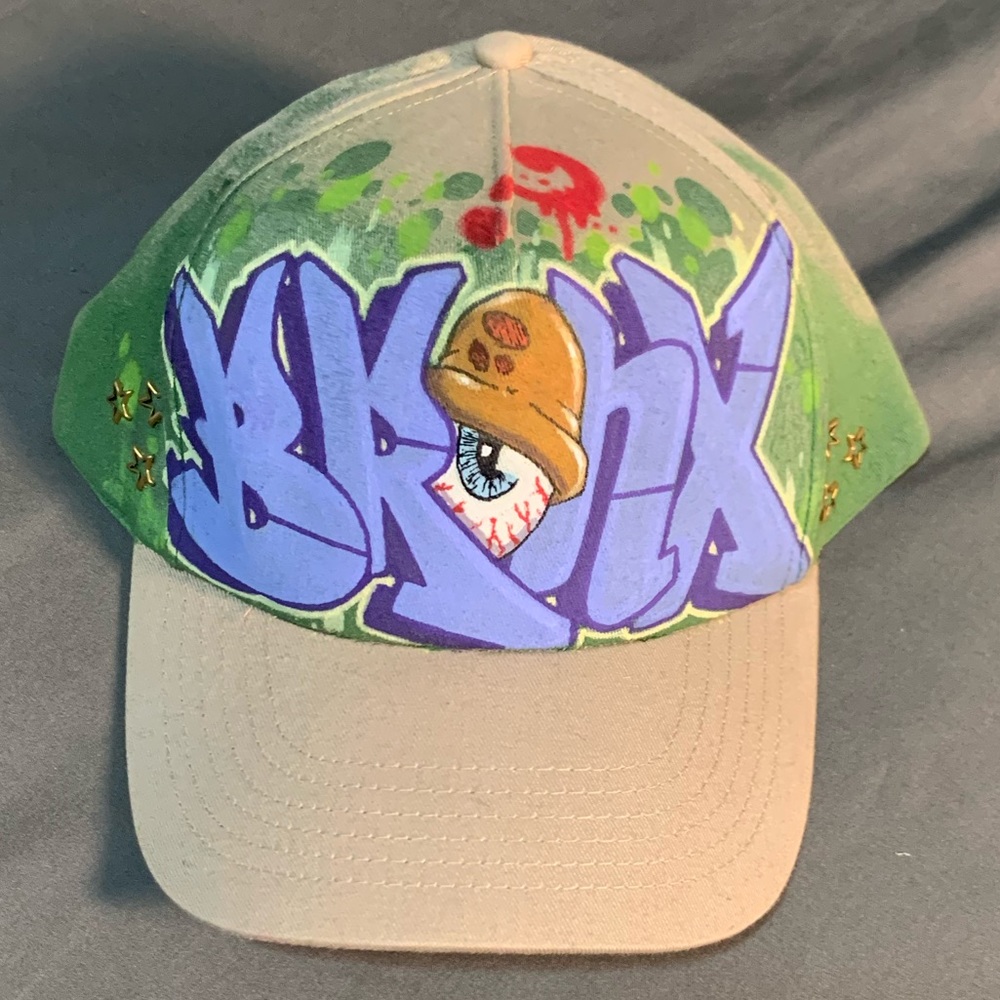 My Custom graffiti artwork on a grey SnapBack